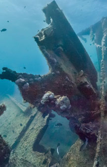 Antilla Shipwreck 1939 WWII Uboat Repair Vehicle Aruba Vr 360 tmb4