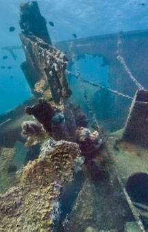 Antilla Shipwreck 1939 WWII Uboat Repair Vehicle Aruba Vr 360 tmb5