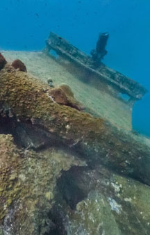 Antilla Shipwreck 1939 WWII Uboat Repair Vehicle Aruba Vr 360 tmb7