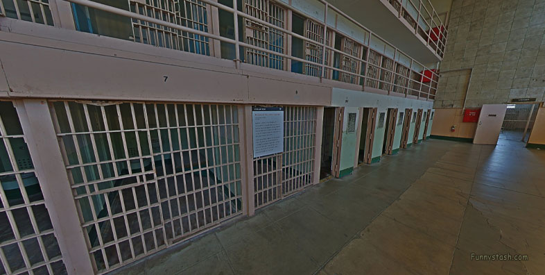 Alcatraz Isolation Cells D Block 2015 VR Alcatraz Island 1