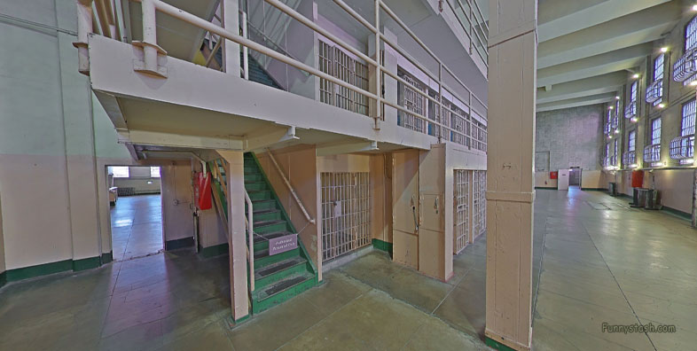 Alcatraz Isolation Cells D Block 2015 VR Alcatraz Island 2