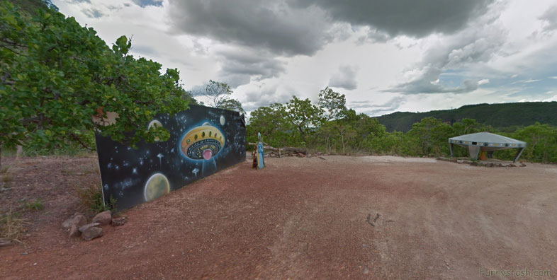 Alien Welcome Mountain Disco Port Brazil Weird VR Locations 4
