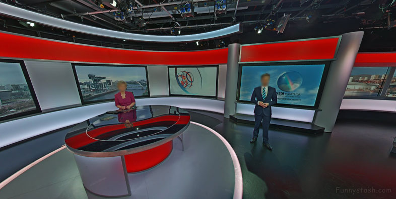 BBC Scotland 2015 News Studio Famous Locations 2