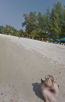 Beach Modelling Photobombed Haad Beach Thailand tmb5