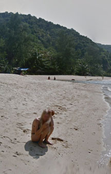 Beach Modelling Photobombed Haad Beach Thailand tmb6