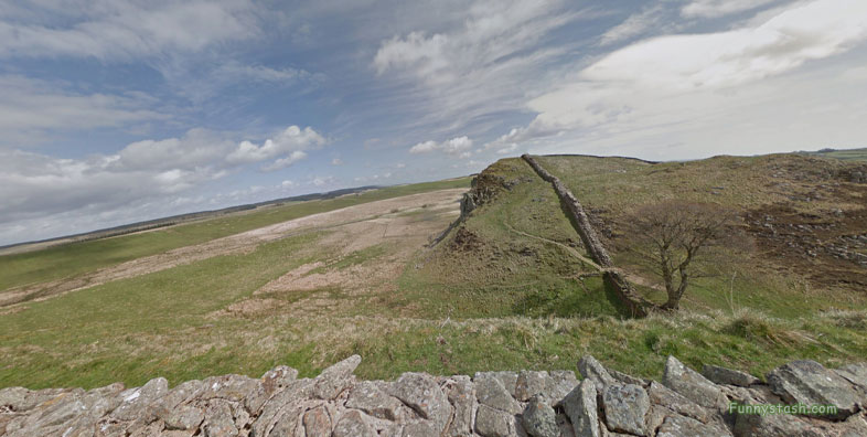 Castle Nick Hadrians Fort 39 Milecastle Wall VR Northumberland 2