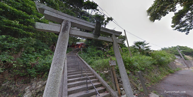 Cat Island Inari Shrine Miyagi986 VR Japan 1