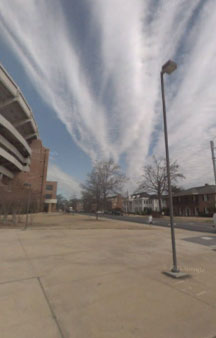 Contrails Over 2008 Mystery VR University Of Alabama tmb11
