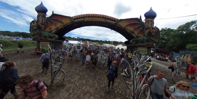 Glastonbury Festival 2016 Panorama 360 VR Concert 1