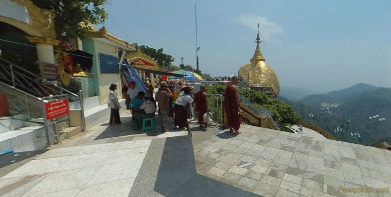Golden Rock Pilgrimage Temple Myanmar Burma Photosphere Locations 1