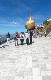 Golden Rock Pilgrimage Temple Myanmar Burma Photosphere Locations tmb4