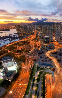 Hong Kong Skyline Drone Panorama 360 VR tmb1