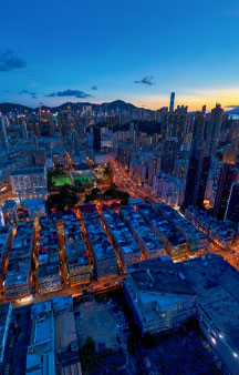 Hong Kong Skyline Drone Panorama 360 VR tmb3