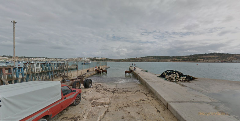 Horse Baths Dock VR Malta 1