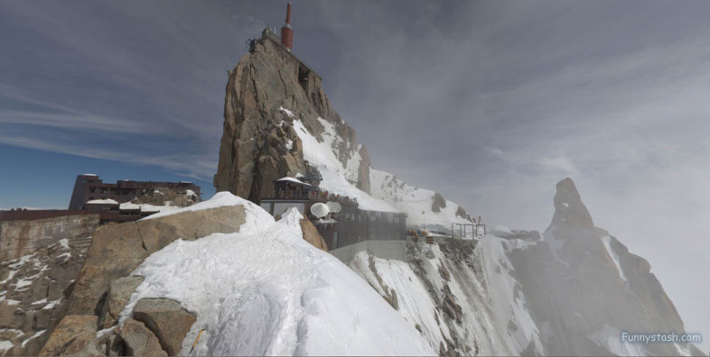 Mont Blanc Du Gouter Route Mount Blanc Ascend Climb VR Travel Adventure Locations 2