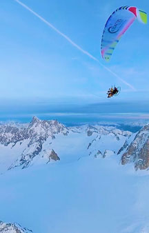 Mont Blanc France Mount Blanc Summit Paragliding VR Adventure Locations tmb6