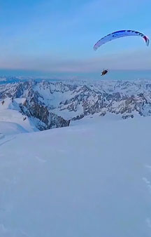 Mont Blanc France Mount Blanc Summit Paragliding VR Adventure Locations tmb7