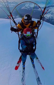 Mont Blanc France Mount Blanc Summit Paragliding VR Adventure Locations tmb8