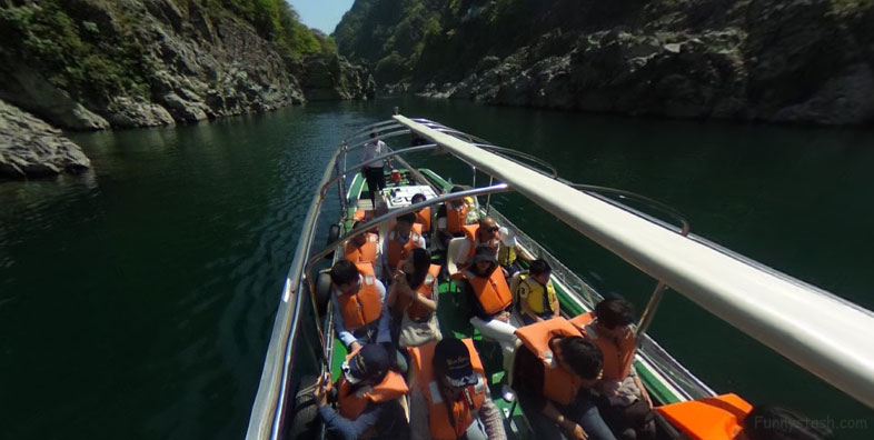 Oboke Gorge Sightseeing Japan River Rapids Boat Tour 8