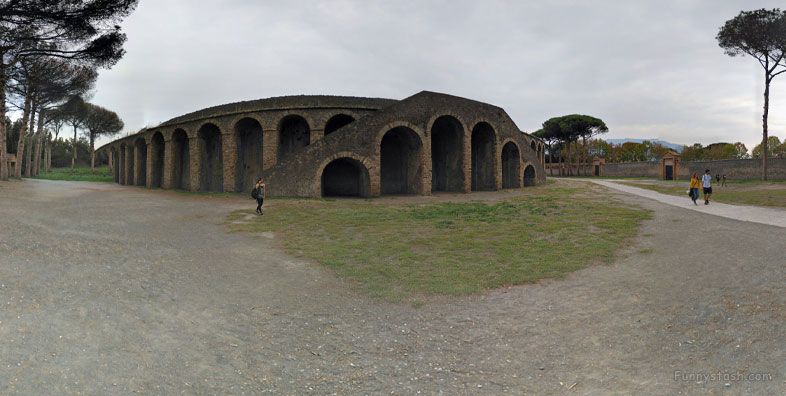 Pompei Roman Ruins VR Archeology Anfiteatro Amphitheatre Open Air Venue 1