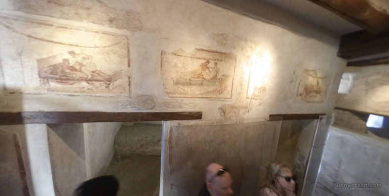 Pompei Roman Ruins VR Archeology Great Lupanar 1