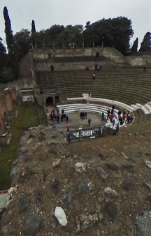 Pompei Roman Ruins VR Archeology Great Theater tmb7
