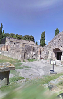 Pompei Roman Ruins VR Archeology Quadriporticus Of The Theaters tmb11