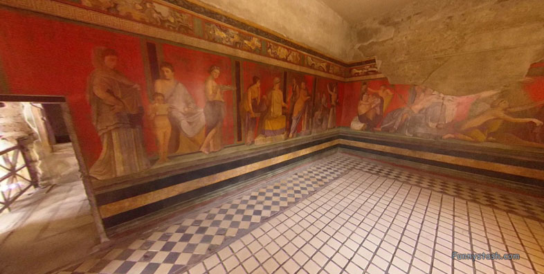 Pompei Roman Ruins VR Archeology Villa Of The Mysteries 2