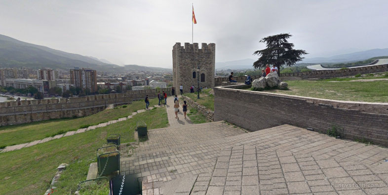 Skopje 6th Century Fortress VR Macedonia 1