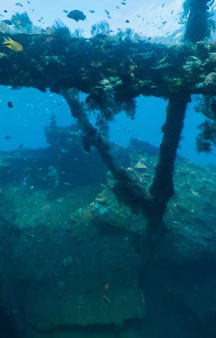 US Liberty Wreck Ship 1942 Torpedoed Japanese Tulamben Ocean VR tmb8