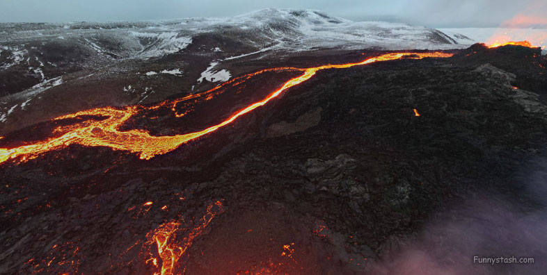 Volcano Fagradalsfjall VR Iceland 2