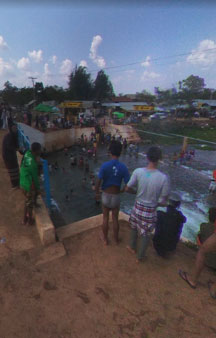 Water Festival Pool Party Innkhaung Dam Myanmar Burma VR tmb4