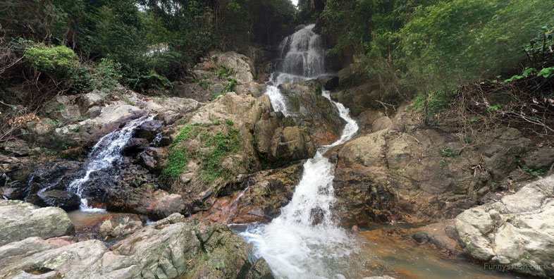 Waterfall Na Mueang Thailand Scenery Locations 1