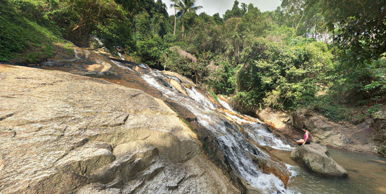 Waterfall Na Mueang Thailand Scenery Locations 2