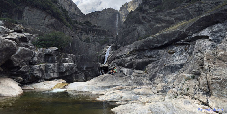 Yosemite Creek Falls Vista Point California Tourism Locations 1