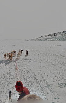 Dog Sled Across Iqaluit Bay Canada Map Locations tmb14