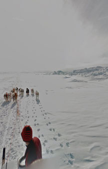 Dog Sled Across Iqaluit Bay Canada Map Locations tmb17