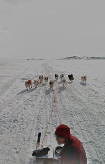 Dog Sled Across Iqaluit Bay Canada Map Locations tmb3