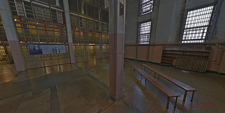 Alcatraz Prison Library 2015 VR Alcatraz Island