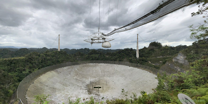 Arecibo Observatory Doomed Astronomy Center Collapsed Satellite Space VR
