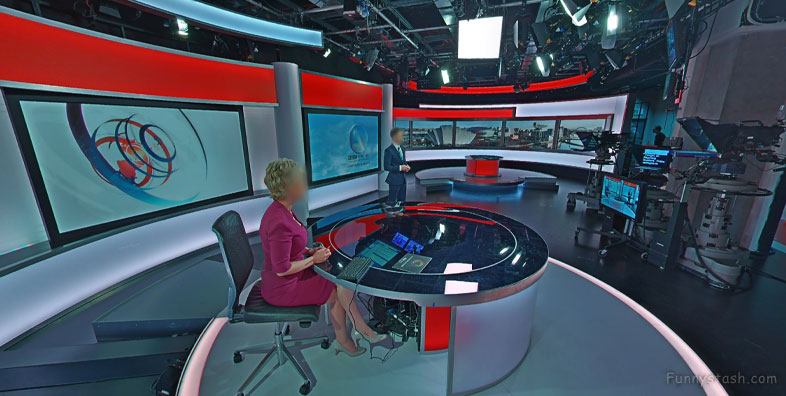 BBC Scotland 2015 News Studio Famous Locations