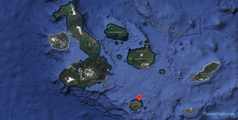 Champion Island Galapagos Ecuador Ocean Gps Locations 3