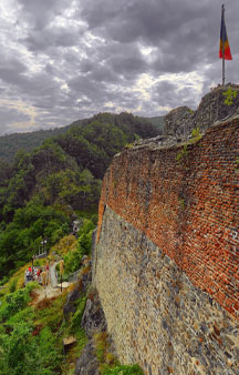 Draculas Real Castle Poenari Castle Mountain Fortress VR Romania tmb4