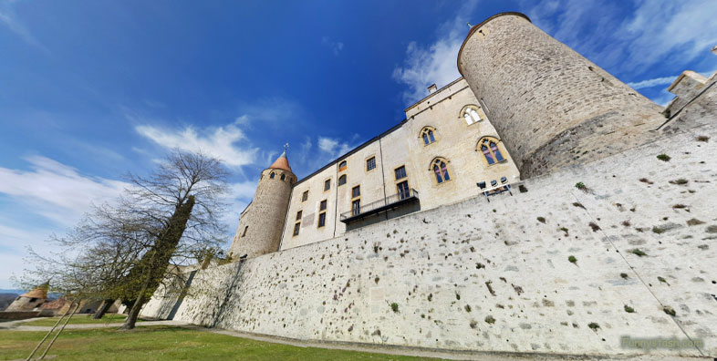 Grandson Castle Medieval Castle Switzerland VR War Locations