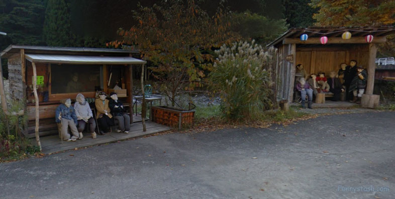 Japan Tokushima Scarecrow Village Weird Strange Locations