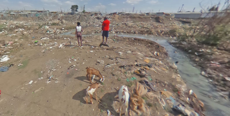 Kenya Slums Viwandani Nairobi Bizarre VR Address