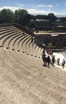 Pompei Roman Ruins VR Archeology Great Theater tmb1