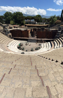 Pompei Roman Ruins VR Archeology Great Theater tmb3