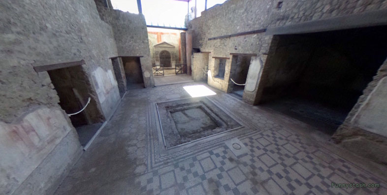 Pompei Roman Ruins VR Archeology House Of The Wounded Bear 2