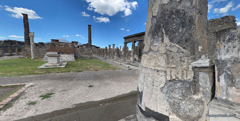 Pompei Roman Ruins VR Archeology Sanctuary Of Apollo
